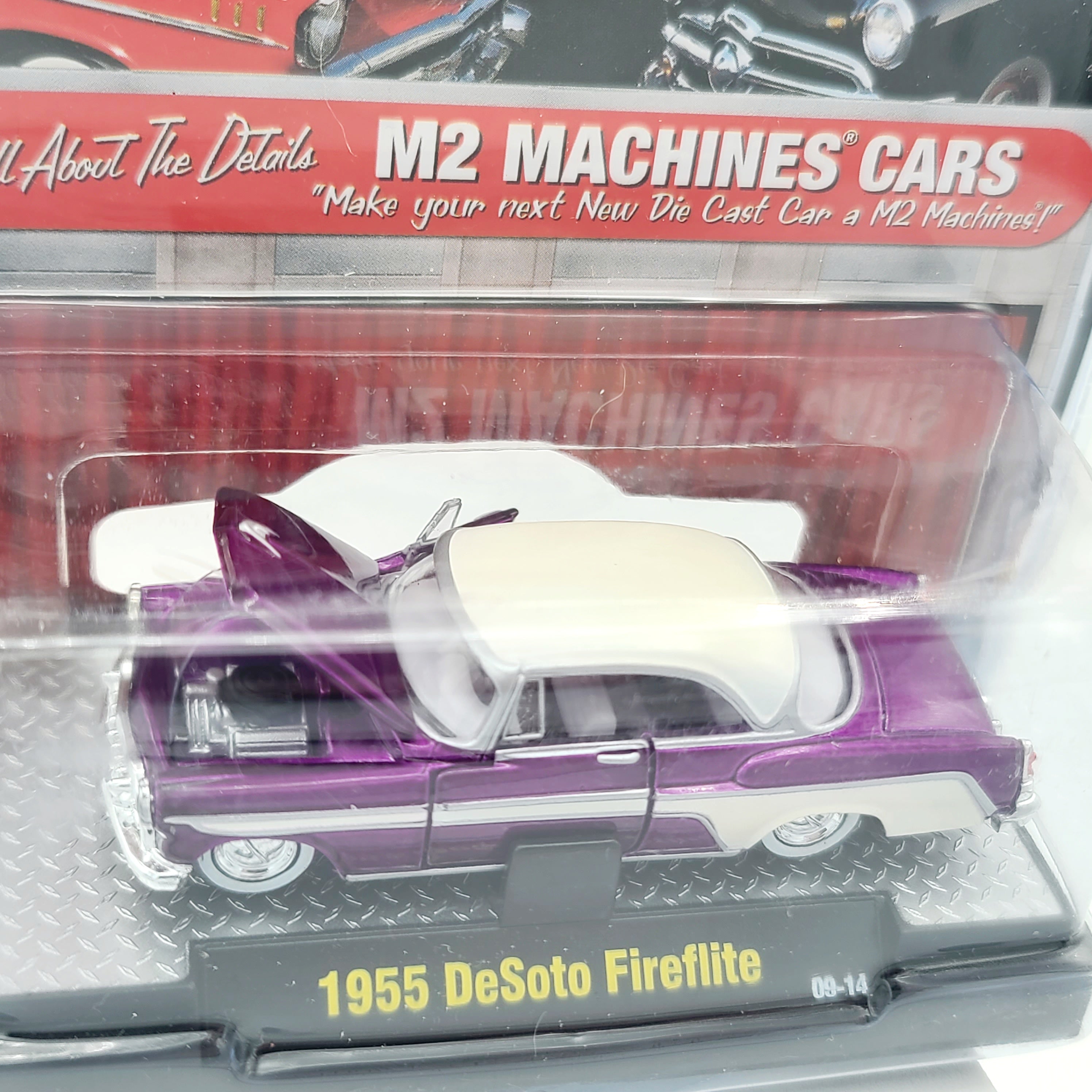 M2 Machines '55 DeSoto Fireflite, Purple (2009 Auto-thentics Rel. 08)
